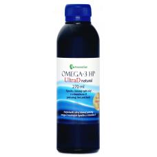 Olej Omega-3 HP+Ultra D natural rybí olej obohatený vitamínom D 270 ml